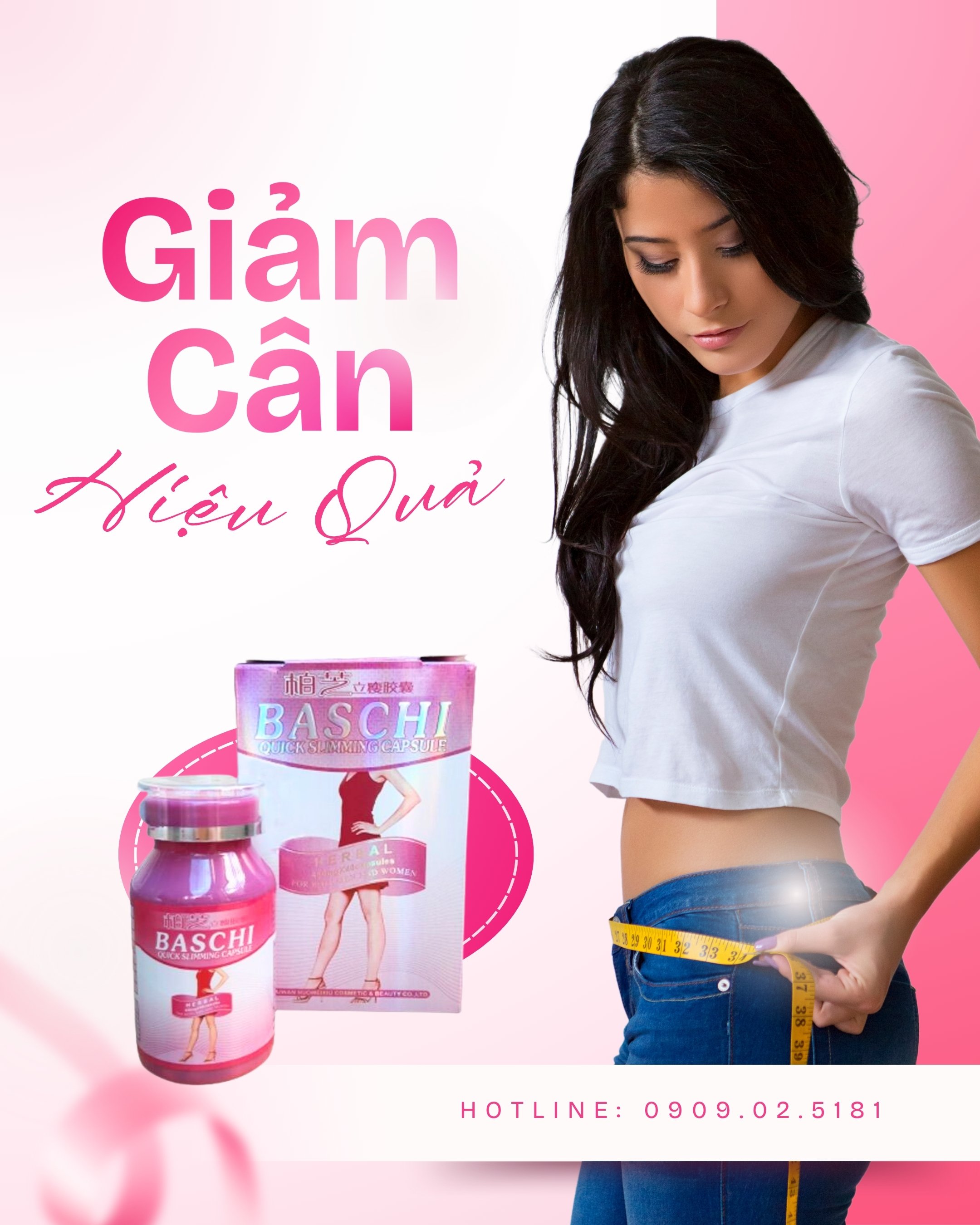 Baschi Hồng Thái Lan chính hãng – thuốc giảm cân được phái đẹp yêu thích
